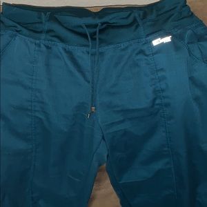 Caribbean blue scrub pants